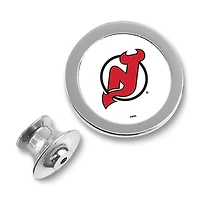 New Jersey Devils Silver Lapel Pin
