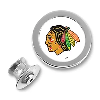 Chicago Blackhawks Silver Lapel Pin