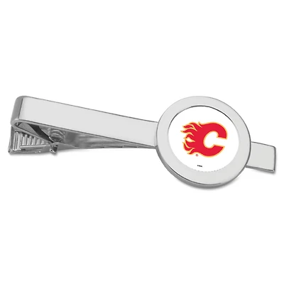 Calgary Flames Silver Tie Bar