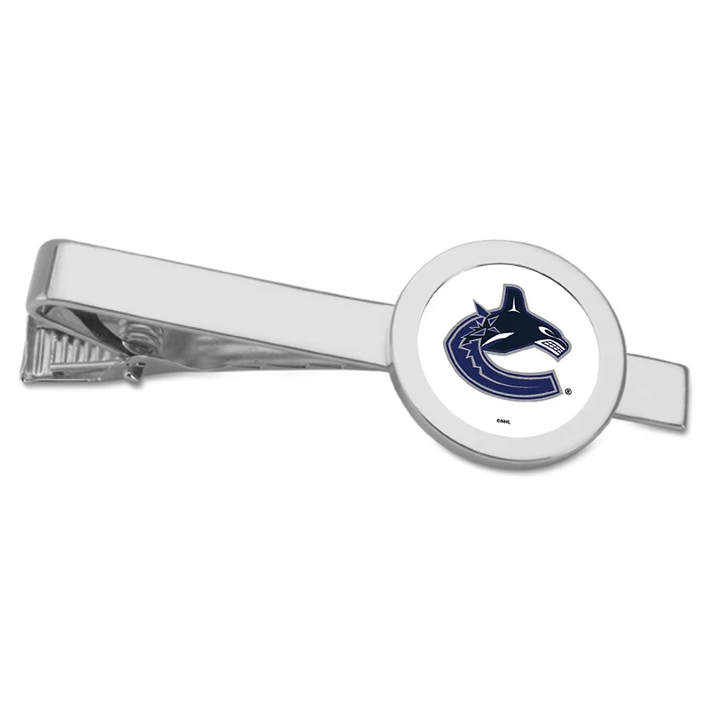 Vancouver Canucks Silver Tie Bar