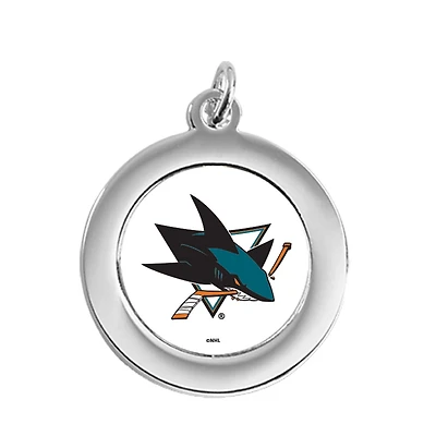 San Jose Sharks Silver Pendant
