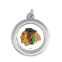 Chicago Blackhawks Silver Pendant