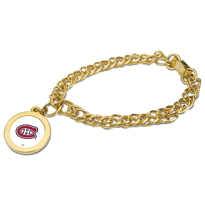Montreal Canadiens Gold Charm Bracelet