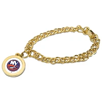 New York Islanders Gold Charm Bracelet