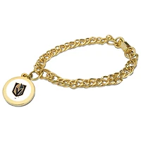 Vegas Golden Knights Gold Charm Bracelet