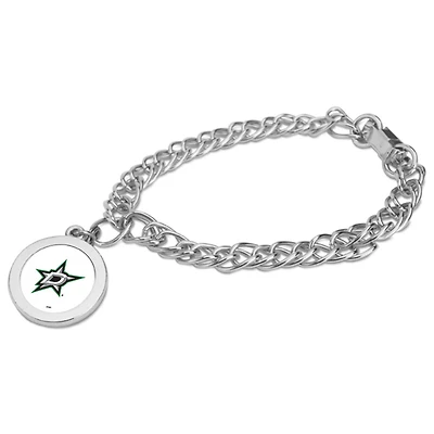 Dallas Stars Silver Charm Bracelet