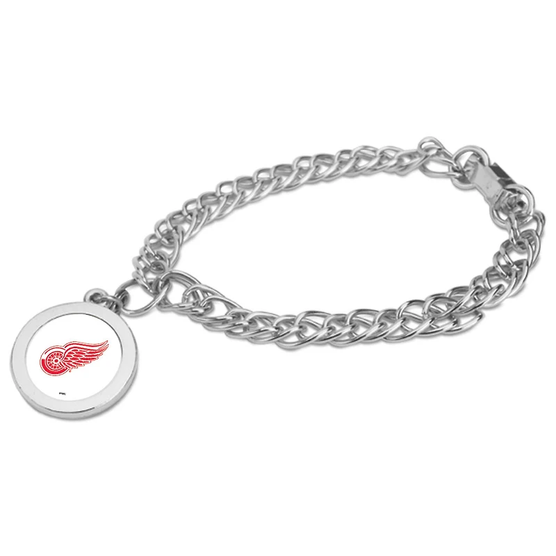 Detroit Red Wings Silver Charm Bracelet