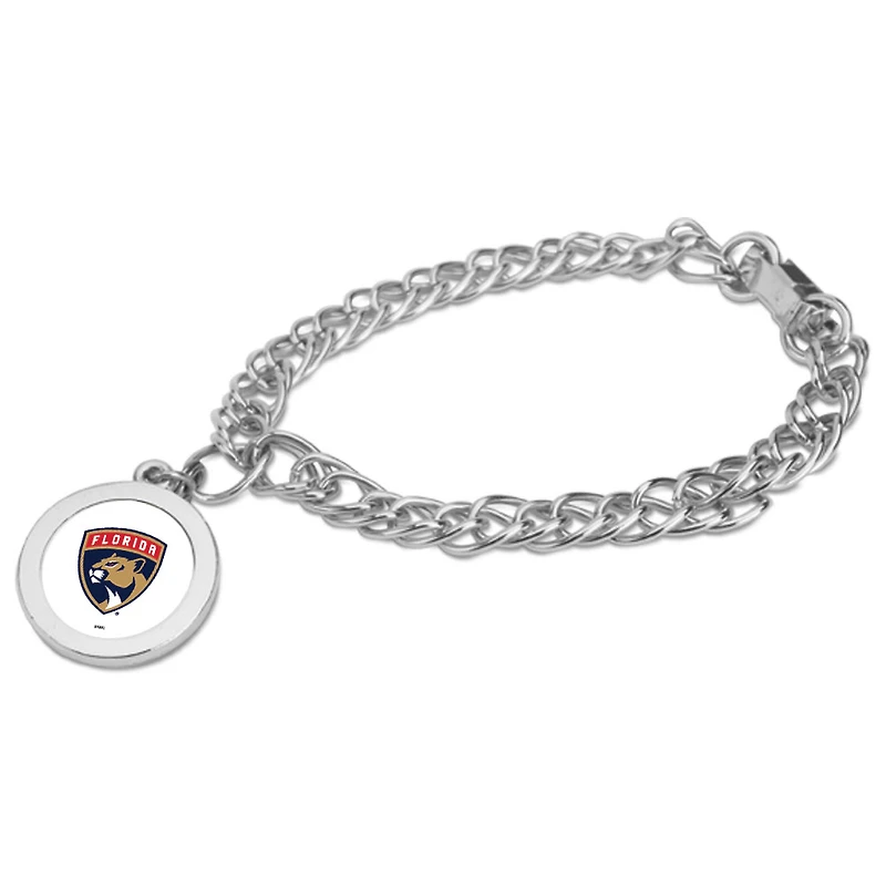 Florida Panthers Silver Charm Bracelet