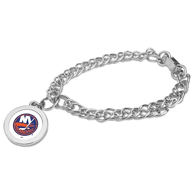 New York Islanders Silver Charm Bracelet