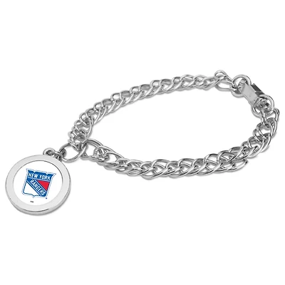 New York Rangers Silver Charm Bracelet