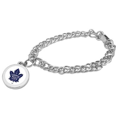 Toronto Maple Leafs Silver Charm Bracelet