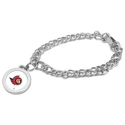 Ottawa Senators Silver Charm Bracelet