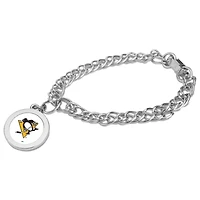 Pittsburgh Penguins Silver Charm Bracelet
