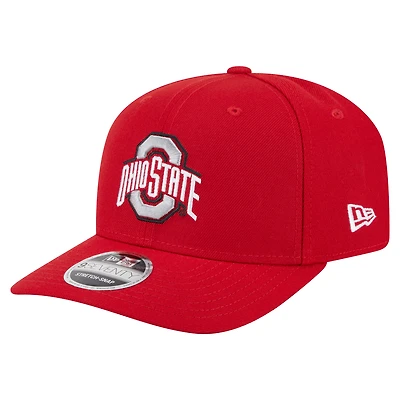 Men's New Era  Scarlet Ohio State Buckeyes Team Collective 9SEVENTY Stretch-Snap Adjustable Hat