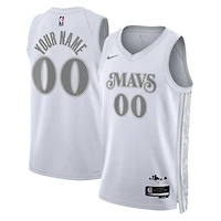 Unisex Nike White Dallas Mavericks 2024/25 Custom Swingman Jersey - City Edition
