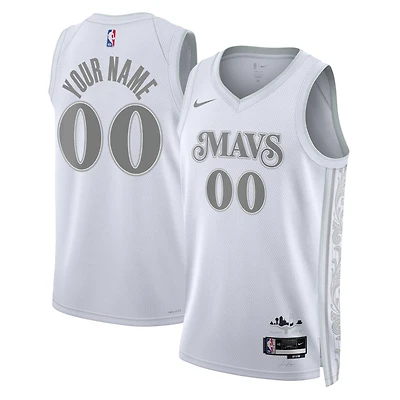 Unisex Nike White Dallas Mavericks 2024/25 Custom Swingman Jersey - City Edition