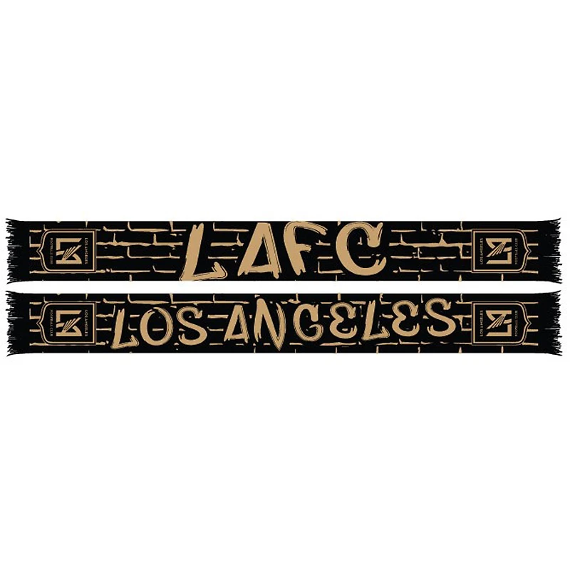 Unisex  Black LAFC Graffiti Scarf