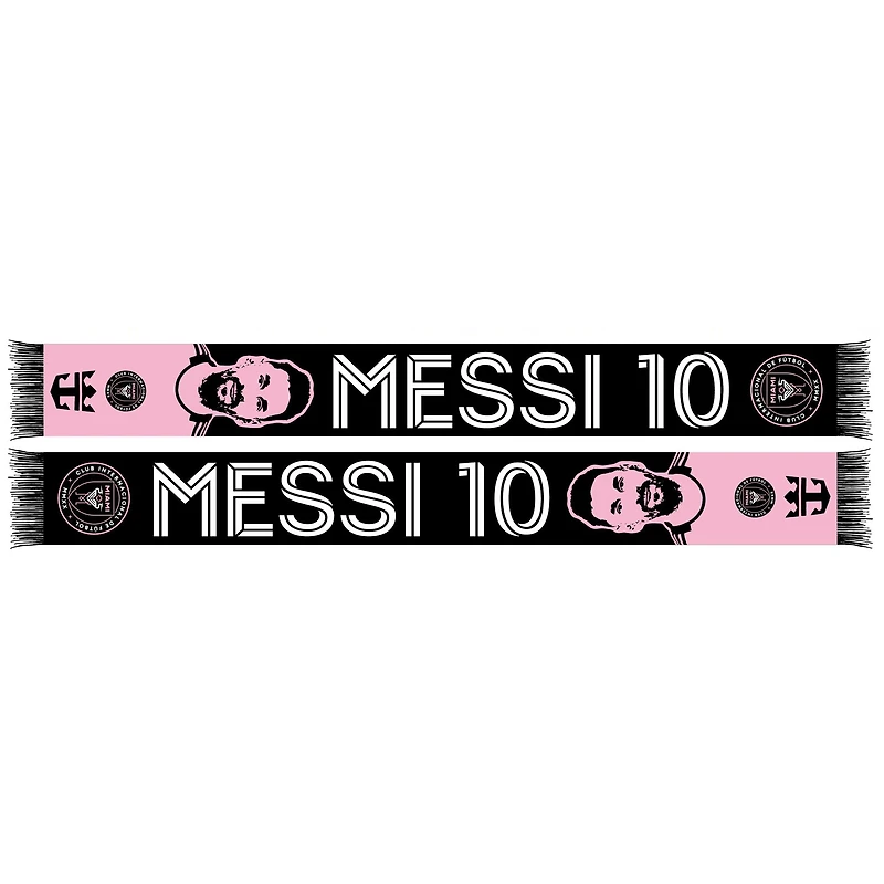 Unisex  Lionel Messi Pink Inter Miami CF Portrait Scarf