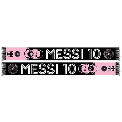 Unisex  Lionel Messi Pink Inter Miami CF Portrait Scarf