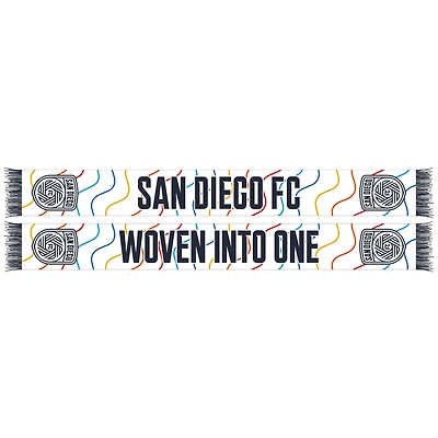 Unisex  White San Diego FC Waves Scarf