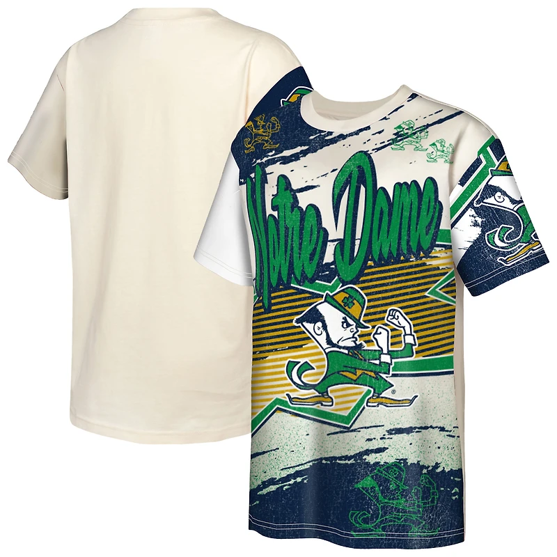 Youth Outerstuff  Cream Notre Dame Fighting Irish Make Noise T-Shirt