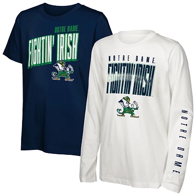 Youth Outerstuff  Notre Dame Fighting Irish The Mix T-Shirt Combo Set