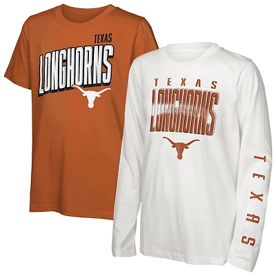 Youth Outerstuff  Texas Longhorns The Mix T-Shirt Combo Set