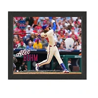 Alec Bohm Philadelphia Phillies Framed Photograph with Game-Used Ball Swatch