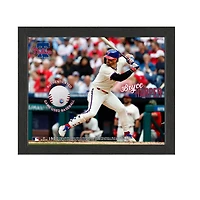 Bryce Harper Philadelphia Phillies Framed Photograph with Game-Used Ball Swatch