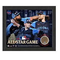 Philadelphia Phillies Framed 2024 All-Star Game Pitchers Photograph with Game-Used Dirt Swatch