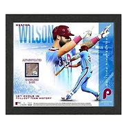 Weston Wilson Philadelphia Phillies Framed Cycle Photograph with Game-Used Base Swatch
