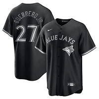 Men's Nike Vladimir Guerrero Jr. Black Toronto Blue Jays  Replica Player Jersey