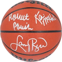 Larry Bird, Robert Parish & Kevin McHale Boston Celtics Multi-Signed Wilson Authentic Series Indoor/Outdoor Basketball