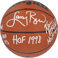 Kevin McHale, Larry Bird, Robert Parish Boston Celtics Autographed Wilson Official Game Basketball with Multiple Inscriptions