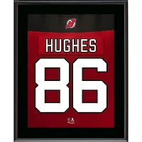 Jack Hughes New Jersey Devils 10.5" x 13" Jersey Number Sublimated Player Plaque