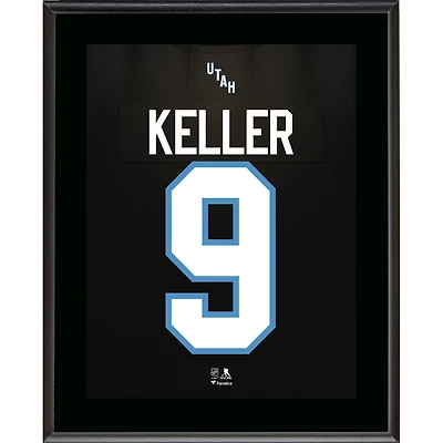 Clayton Keller NHL Utah 10.5" x 13" Jersey Number Sublimated Player Plaque
