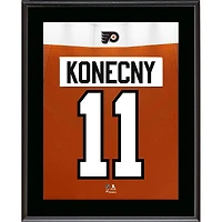 Travis Konecny Philadelphia Flyers 10.5" x 13" Jersey Number Sublimated Player Plaque