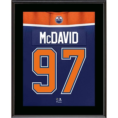 Connor McDavid Edmonton Oilers 10.5" x 13" Jersey Number Sublimated Player Plaque