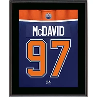 Connor McDavid Edmonton Oilers 10.5" x 13" Jersey Number Sublimated Player Plaque