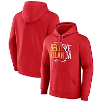 Men's  Red Atlanta Hawks Team Pride Pullover Hoodie