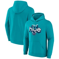 Men's  Teal Charlotte Hornets Team Pride Pullover Hoodie