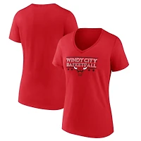 Women's Chicago Bulls Core Hometown Launch V-Neck T-Shirt