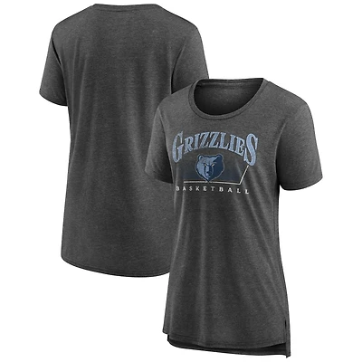 Women's Gray Memphis Grizzlies Selection Tri-Blend T-Shirt