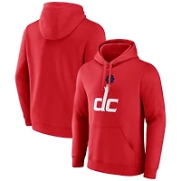 Men's  Red Washington Wizards Alternate Logo Pullover Hoodie