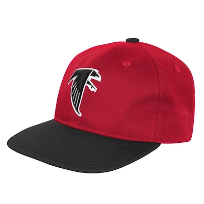 Youth Outerstuff  Red Atlanta Falcons True Retro Adjustable Hat