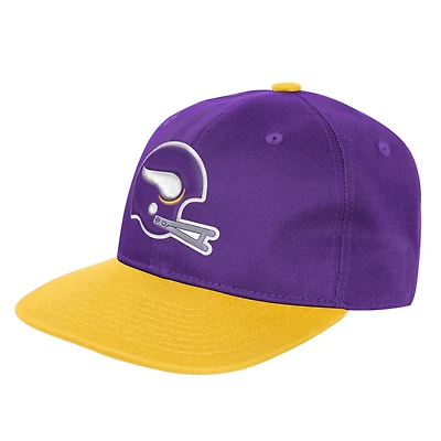 Youth Outerstuff  Purple Minnesota Vikings True Retro Adjustable Hat