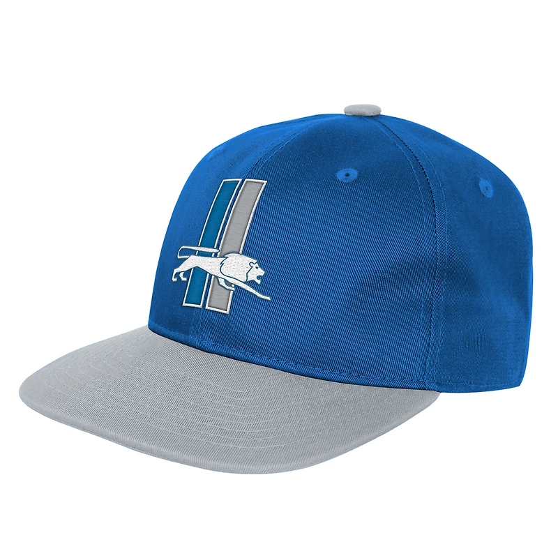 Youth Outerstuff  Blue Detroit Lions True Retro Adjustable Hat