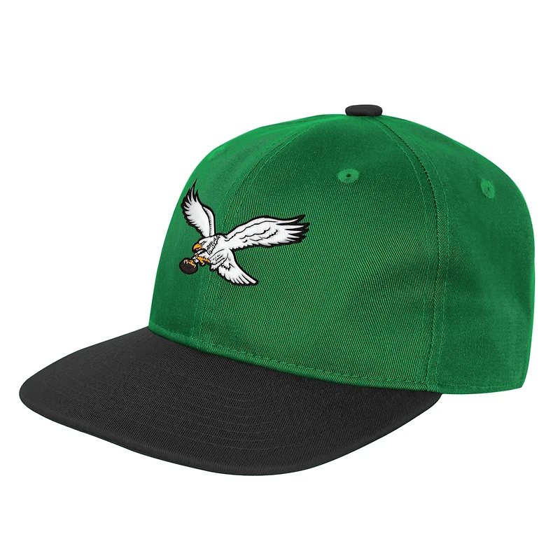 Youth Outerstuff  Kelly Green Philadelphia Eagles True Retro Adjustable Hat