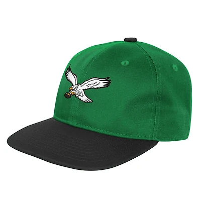 Youth Outerstuff  Kelly Green Philadelphia Eagles True Retro Adjustable Hat