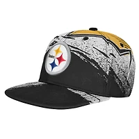 Youth Outerstuff  Black Pittsburgh Steelers Make Noise Adjustable Hat